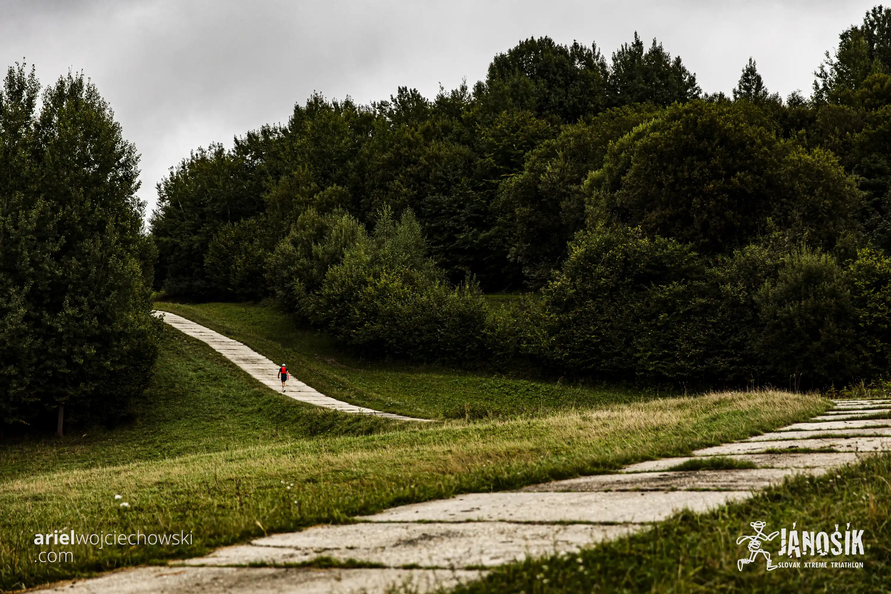Challenging conditions on the bike